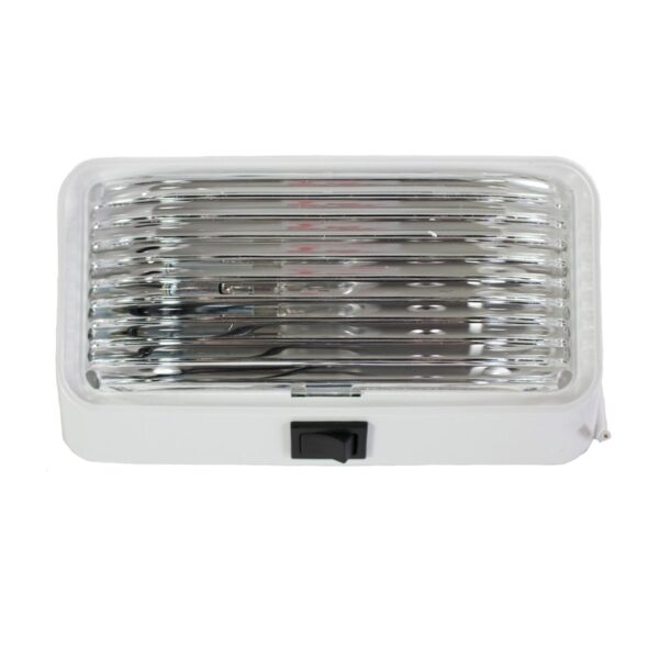 Arcon Porch Light with Rocker Switch, Rectangular, 5.75 x 3.5 Inch