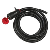 Husky Towing 7 Blade Trailer Wiring Connector, Black and Red