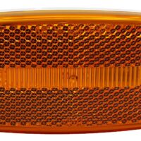 RV Designer Oblong LED Marker Light, Amber, 2 x 4.13 Inch