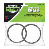Norcold Sewer Hose Seal, ExtendGrip Straight Fitting, Plastic, Set of 2