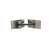 JR Products 4 Inch T-Style Door Catch, Stainless Steel, Silver