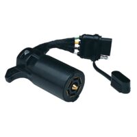 Husky Towing 7-Blade to 4-Flat Trailer Adapter, Black