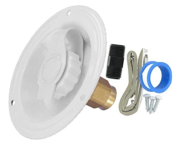Valterra Fresh Water Inlet White