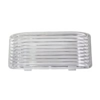 Arcon Porch Light Lens, Clear, Acrylic, Snap-On