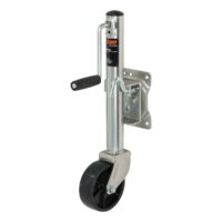 CURT Marine Trailer Tongue Jack, 1,200 lb, 6 inch Wheel, Sidewind