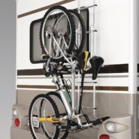 Surco Products Ladder Mount Bike Rack, 2-Bike Frame Clamp, Aluminum, Silver