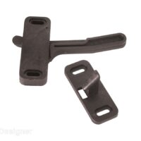 RV Designer Screen Door Latch, Right-Hand, Phillips Style, Black