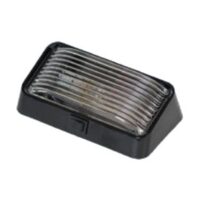 Arcon Rectangular Porch Light, 5-3/4" x 3-1/2", Incandescent, Black Base with Switch