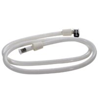 Phoenix Products Shower Head Hose, 60 Inch, White, Vinyl
