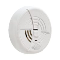 BRK Electronics Carbon Monoxide Detector, White, 4-5/16 Inch Round