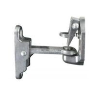 JR Products Door Catch, 2 Inch, Spring-Loaded, Silver