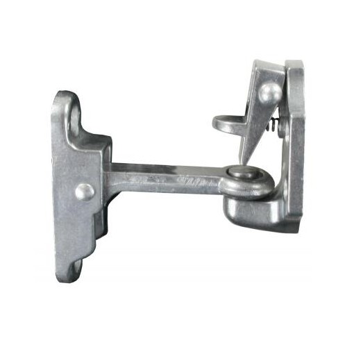 JR Products Door Catch, 2 Inch, Spring-Loaded, Silver