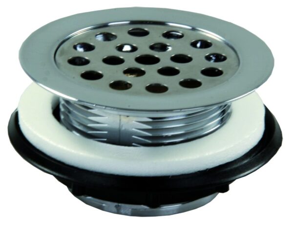 JR Products Waste Water Drain Strainer, 2 in. Shower Drain, Plastic