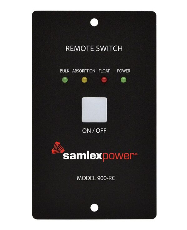 Samlex America Battery Charger Remote Control with 33-Foot Cable and LED Display