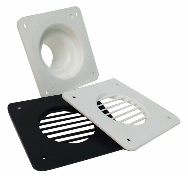 Valterra Louver Battery Box Vent, White