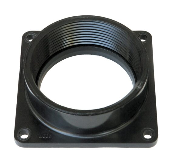 Valterra Sewer Female Pipe Thread Fitting 3 Inch, Black