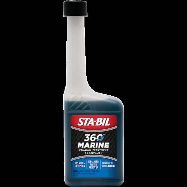 Sta-Bil 360 Marine Ethanol Fuel Treatment, 10 oz Bottle, Treats 100 Gallons