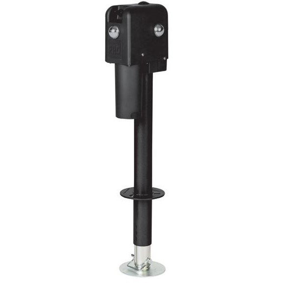 Suspension Pro Electric Trailer Tongue Jack, 3000 lb, Round Topwind