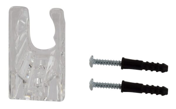 Phoenix Products 3-Position Shower Head Wall Mount, Clear
