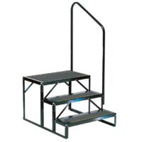 Stromberg Carlson Econo Porch Step, 27 Inches Wide, 2-Step, Black