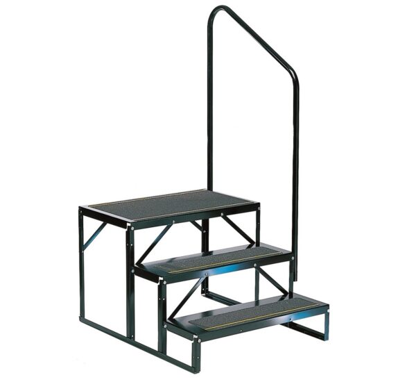 Stromberg Carlson Econo Porch Step, 27 Inches Wide, 2-Step, Black