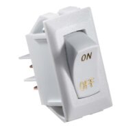 RV Designer 14V 10A Rocker Switch, White