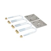 Lippert Leaf Spring Axle U-Bolt Kit, 4", 3/8-24