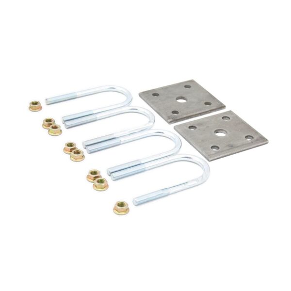 Lippert Leaf Spring Axle U-Bolt Kit, 4", 3/8-24
