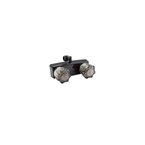 Empire Faucet Shower Control Valve Clear Crystal Knob/ White Housing
