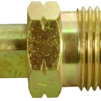 JR Products Excess Flow POL Adapter, 1/4" Male Threads to POL