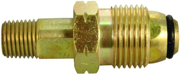 JR Products Excess Flow POL Adapter, 1/4" Male Threads to POL