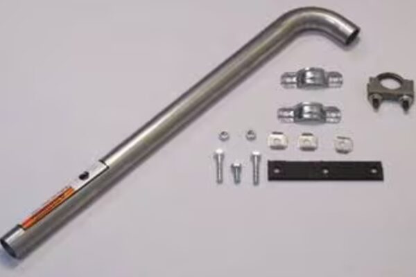 Cummins Onan Generator Exhaust Pipe, 90 Degree Bend, 1-1/4 Inch, 22 Inch