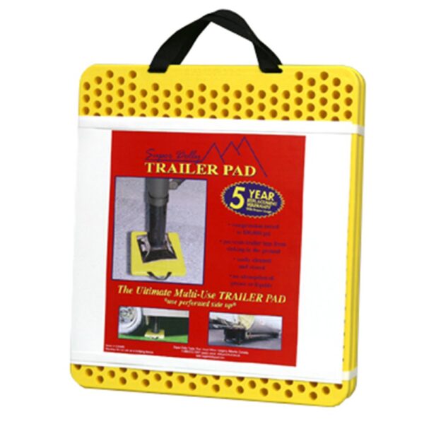 AP Products Super Dolly Trailer Bus Pad, 100,000 lb, Set of 2, Yellow