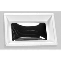 Specialty Recreation, Rectangular Skylight, Clear dome, 24 x 16 in flange, 5 Inch in dome height