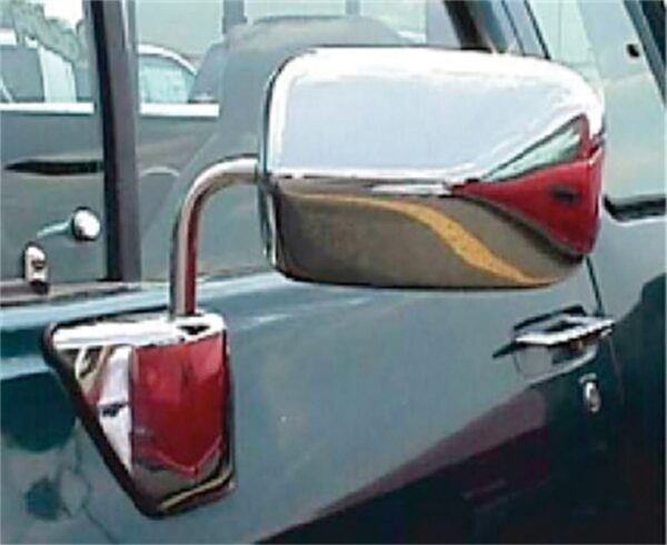 CIPA Exterior Towing Mirror, Mid-Size, Slide-On, Manual, 4-3/8" x 5-1/2", Black