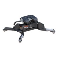 CURT A25 Fifth Wheel Trailer Hitch, 25,000 lbs GTW, Black Powder Coated