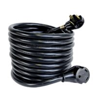 Arcon 25 Feet 30 Ampere RV Extension Power Cord, Black