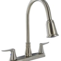 Phoenix Products 8 Inch Pull Out Kitchen Faucet, Brushed Nickel, Silver