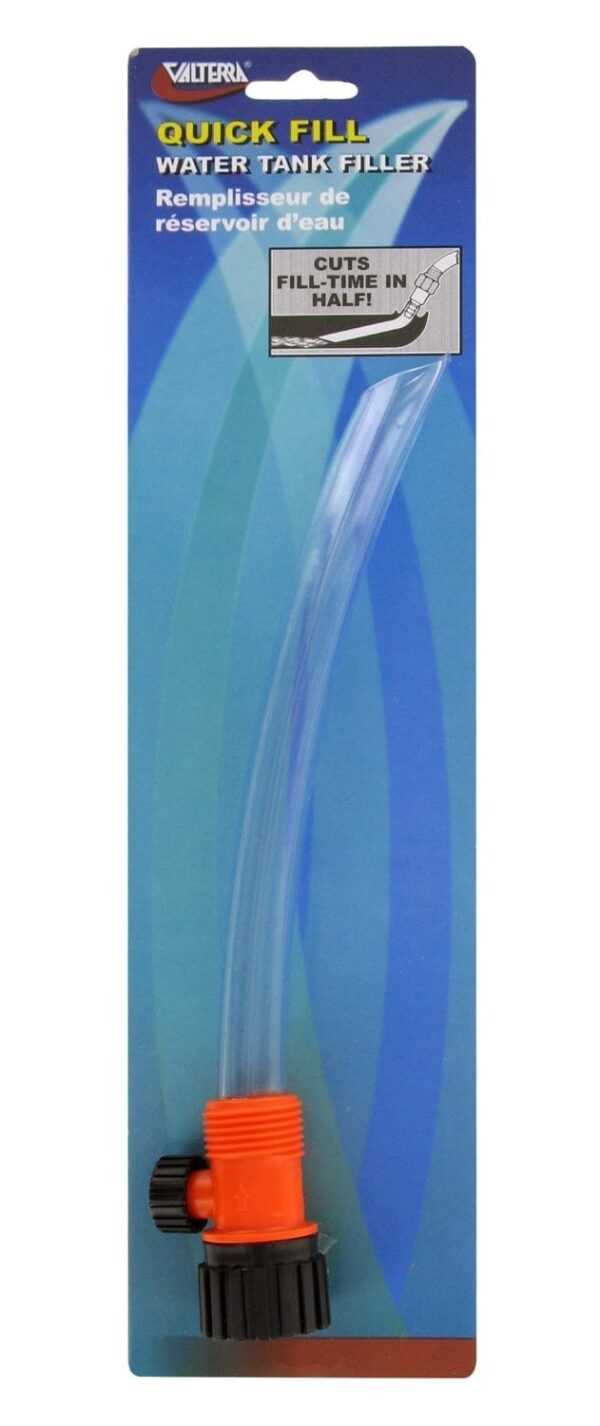 Valterra Fresh Water Tank Filler with Shut-Off Valve, 0.73 in