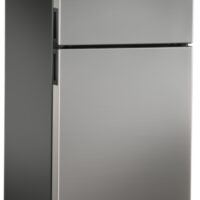 Dometic RV Refrigerator, 8 Cu Ft, Dual Door with Freezer, 12-Volt, Silver