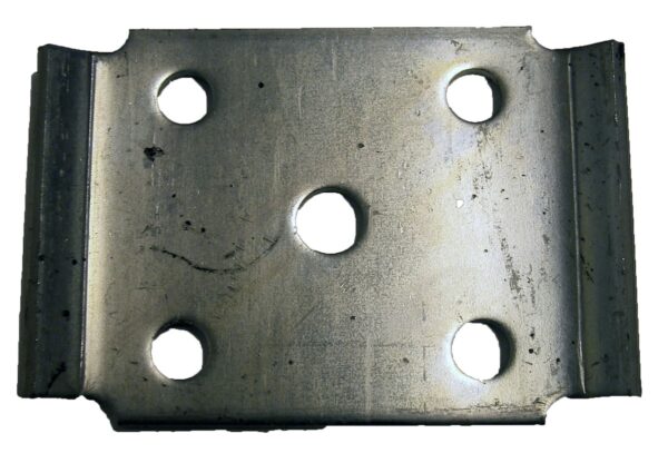 AP Products Leaf Spring Tie Plate, 2 Inch, Zinc Plated, Black