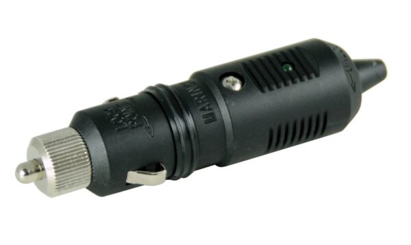Marinco 12-Volt Cigarette Lighter Power Adapter, 10-Amp, LED Indicator
