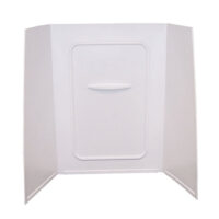 Lippert 3-Piece RV Shower Surround, 24 x 36 x 68 Inches, White