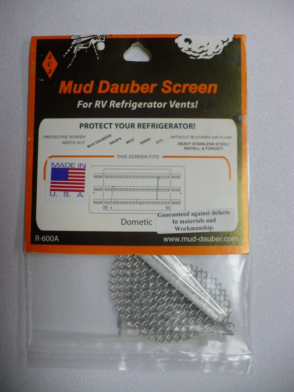 JCJ Enterprises Mud Dauber Screen, Dometic Refrigerator Vent, Set of 3