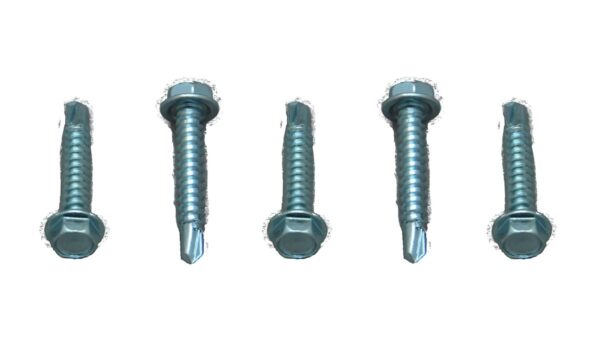 AP Products #8 Self-Drilling Screw, Hex Washer Head, 1 Inch, Pack of 50
