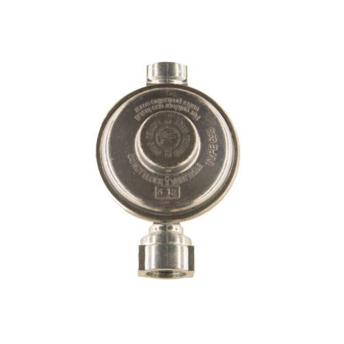 Cavagna Group Low Pressure Single-Stage Propane Regulator, Horizontal, 160,000 BTU with Shut-Off