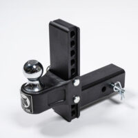 Blue Ox Adjustable Ball Mount, 2-1/2" Receiver, 12,000 lb GTW, 7" Drop