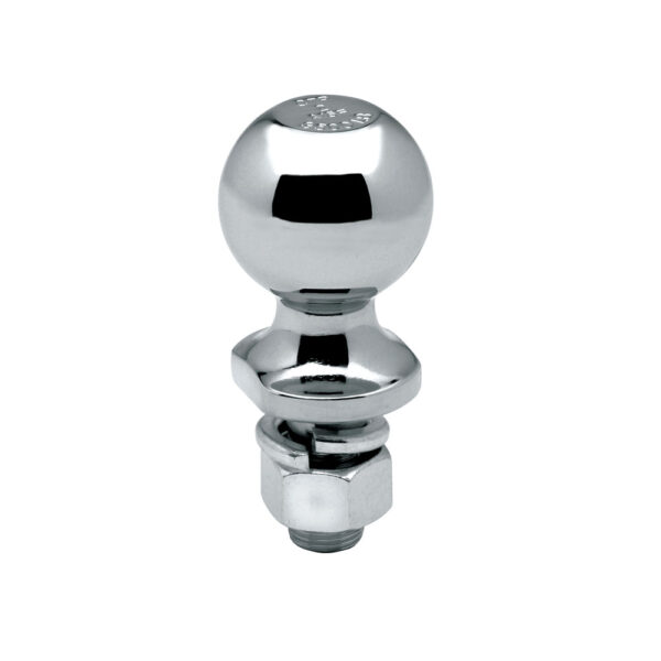 Draw-Tite 2-Inch Trailer Hitch Ball, 3,500 LBS, Chrome Plated, Silver