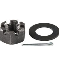 Lippert Trailer Spindle Nut, Slotted Hex with Washer