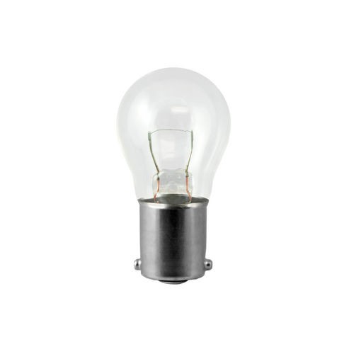 AP Products 12W White Incandescent Light Bulb, 12.8V Single Contact Candelabra Bayonet, 2-Pack